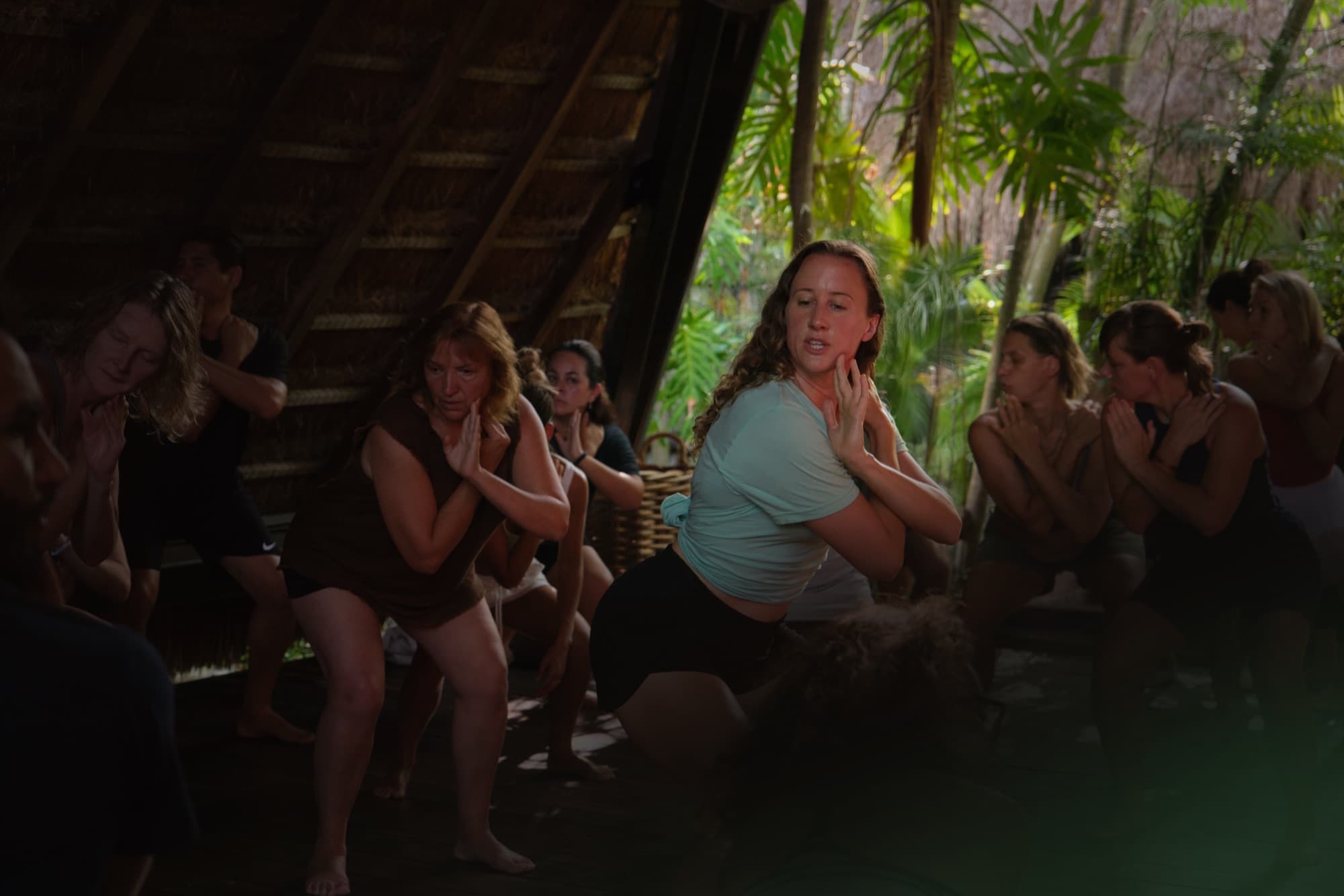 Human Garage fascial maneuver session